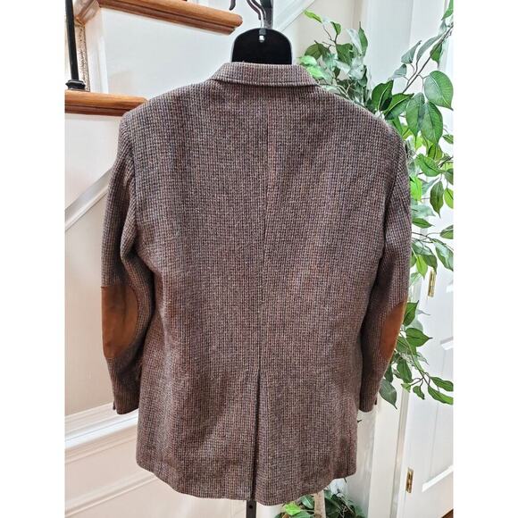 Arnold Palmer Men Brown Wool Single Breasted Long Sleeve Two Buttons Coat 42L - Picture 7 of 12